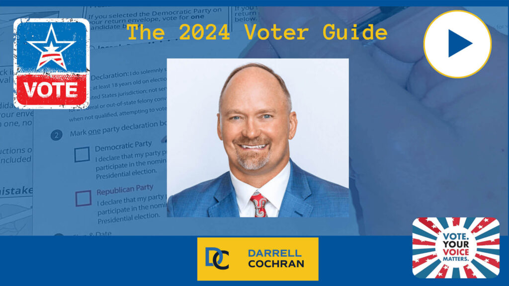 Welcome to a Cochran's voter guide - how and where to register and VOTE