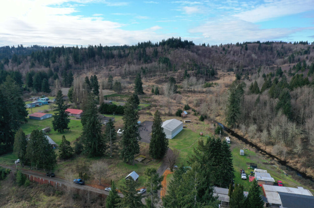 Old Kiwanis International Home - Aerial Photo