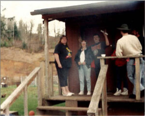 Kiwanis Vocational Home - Staff on Porch