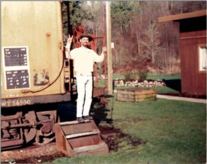 Kiwanis Vocational Home - Staff on Train Car